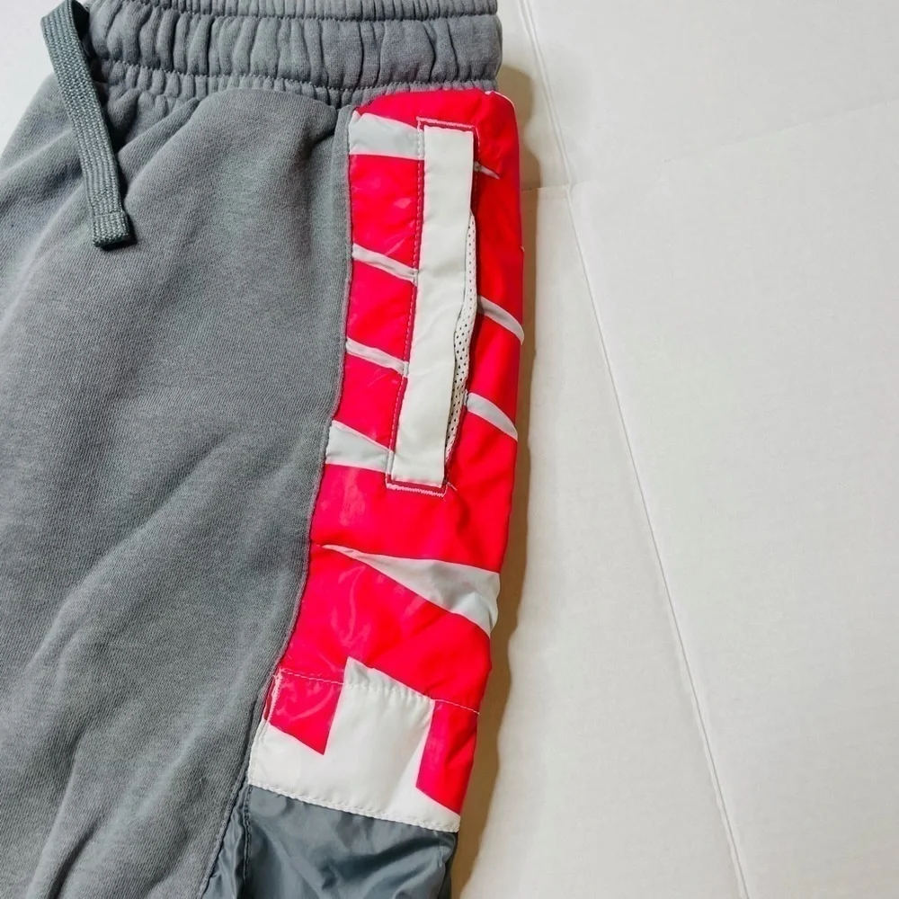 NIKE Youth Gray Fleece Cargo Sweatpant Joggers Size Large